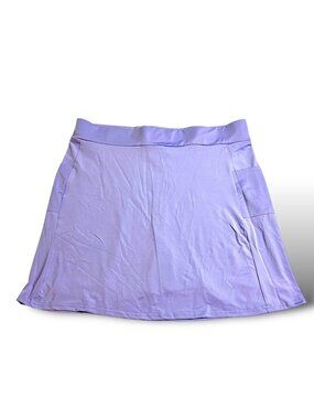 Lavender Athletic Skort 3XL With Pockets Lightweight Polyester Blend Comfortable